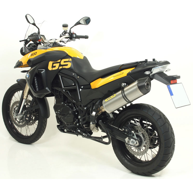 Escape aluminio Arrow dark RACE-TECH BMW F650GS-F800GS | Nilmoto